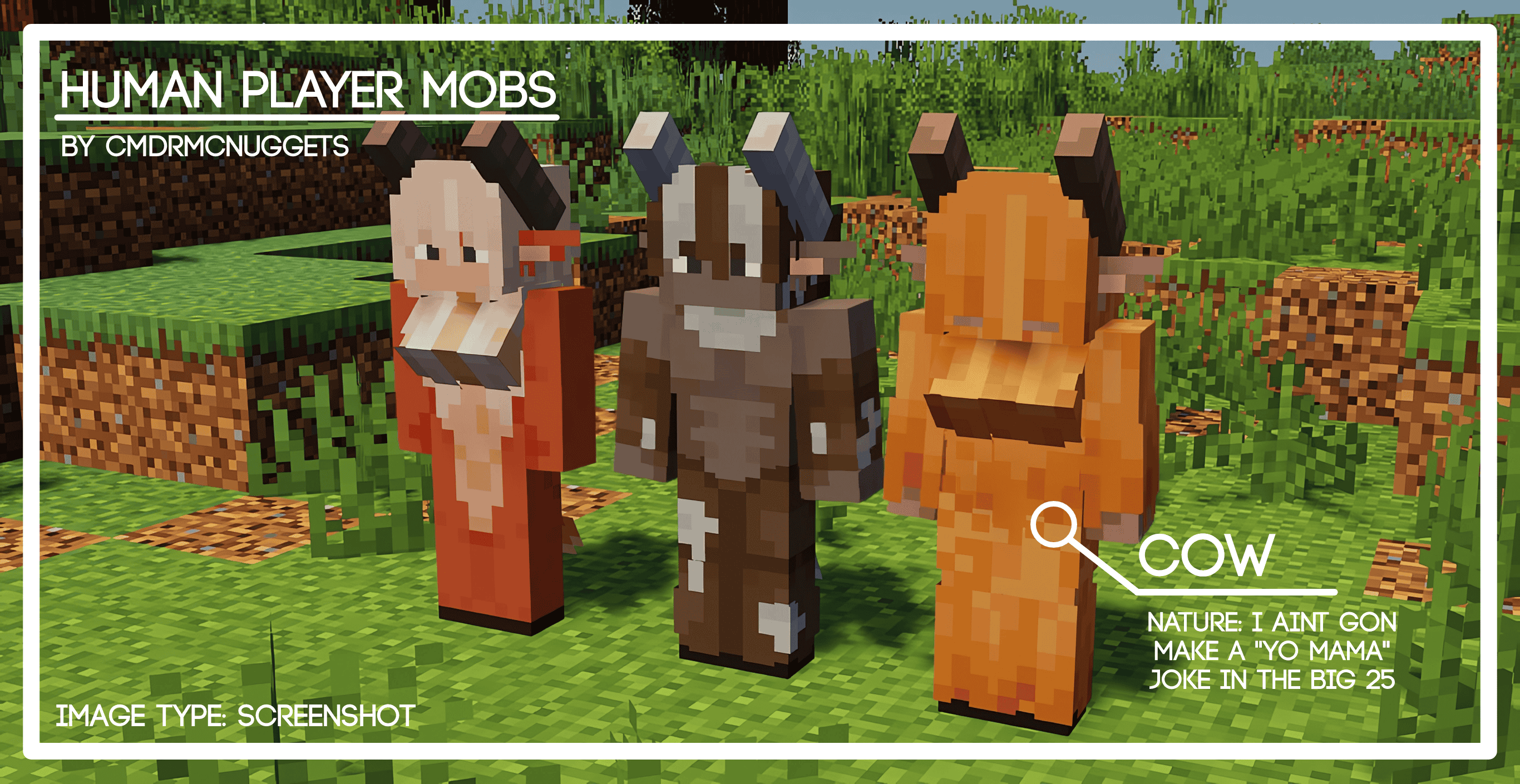 Minecraft – Human Player Mobs