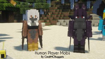 Human Player Mobs Parrot