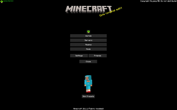 Main Menu