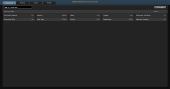 Resources Tab