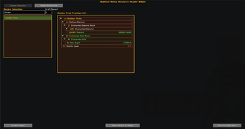 Widget Menu