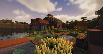 Screenshot with shaders
