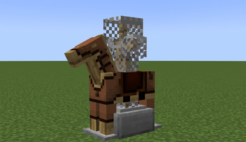 You can also make armor stand ride it!