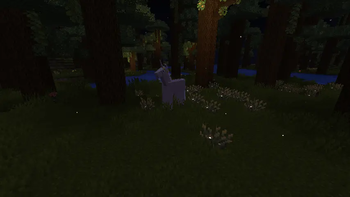Unicorn in the Solaflora Forest