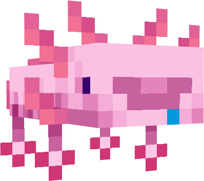 Derpy Adult Pink Axolotl