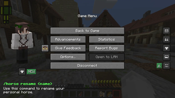 /horse rename <name>