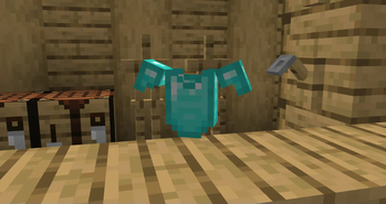 Diamond Chestplate on the ground