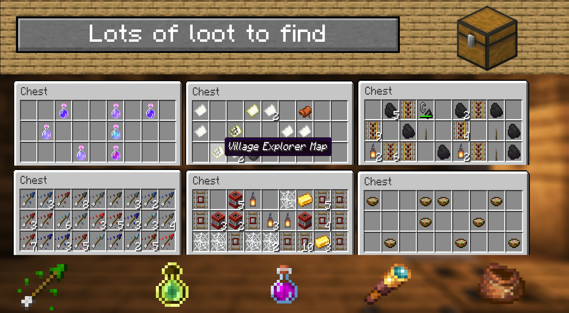 Lots of loot to find