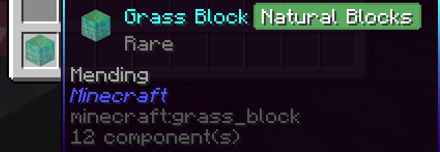 Enchanted grass block