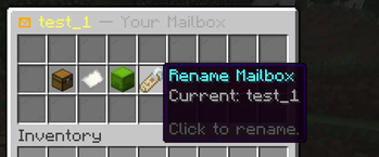 Rename mailbox