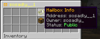 Mailbox Info