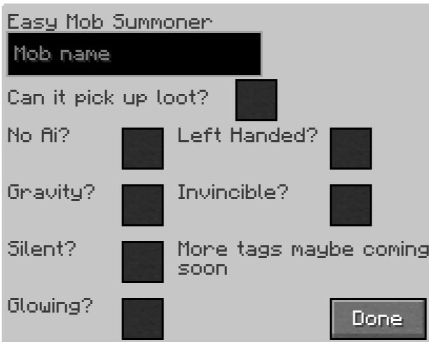 Easy Mob Summoner GUI