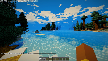 Spruce Forest lake Balanced preset Radeon 860m