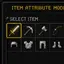 Item attributes and changer