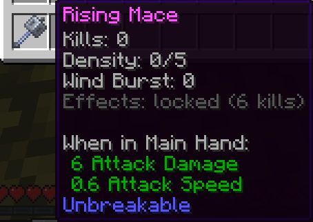 custom upgrading mace — screenshot 1