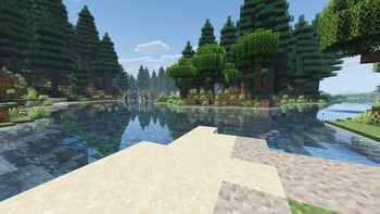 Quiet riverbed