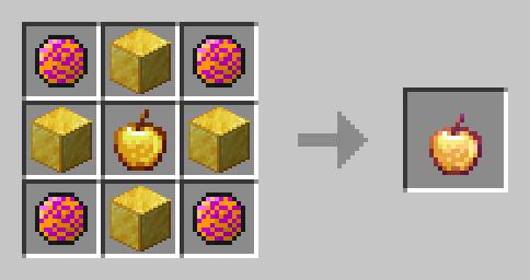 Enchanted golden apple craft