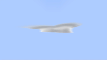 CYCLONE FROM FAR AWAY WITH SMOOTH CLOUDS