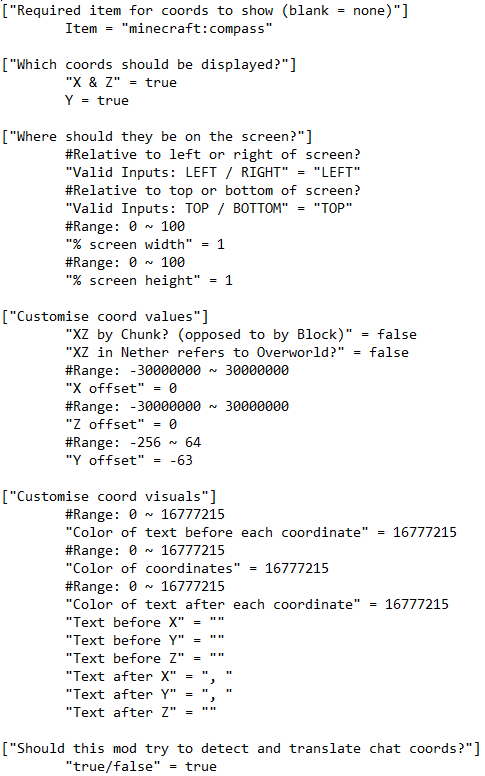 Config