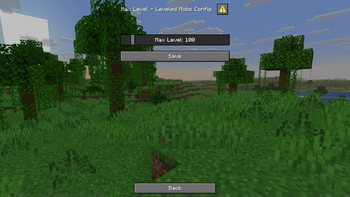Edit Max Level