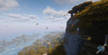 Better leaf particles in wind.