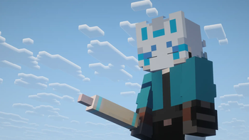 Diamond Sword - Third Person view