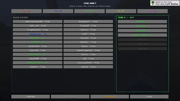 Lifesteal Team Drafting Menu