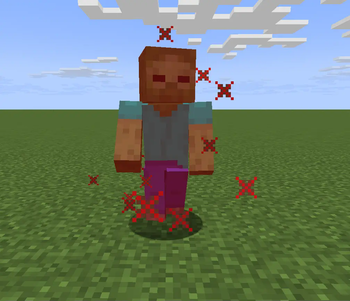 Zombie getting crit
