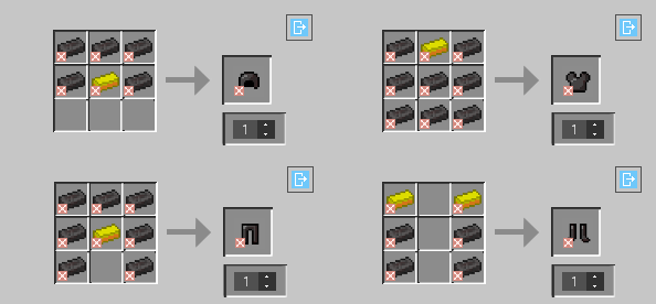 new netherite armour recipes
