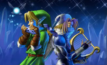 Link and Zelda 