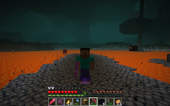 Standing on Lava