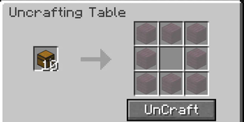 Uncrafting preview