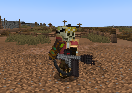 Holding FlameThrower