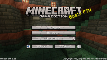 Main menu