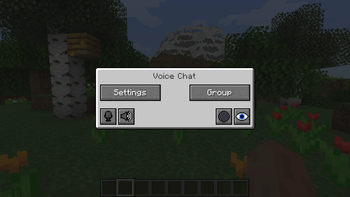 Voice chat menu