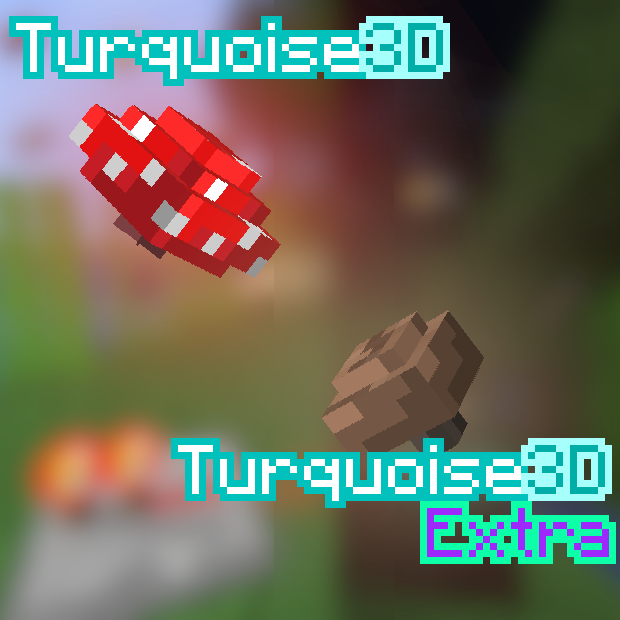Programmer Art Mushrooms for Turquoise3D (and Extra)