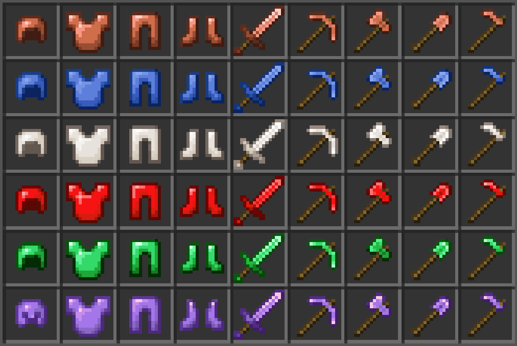 Custom Armor & Tools