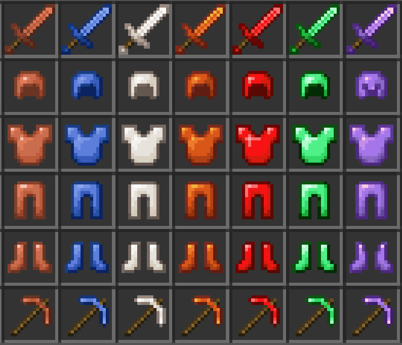 Custom Armor and Custom Tools