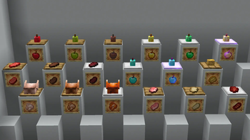 3D Food in Item Frames