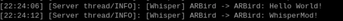WhisperMod in action!