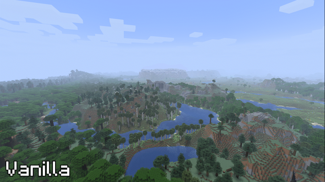 The Windswept family of biomes can get pretty funky!