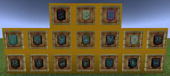 All the Trims in Item Frames