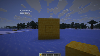 a screenshot of the rainbow wool
