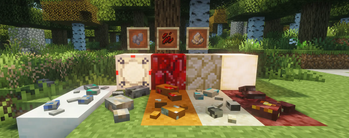 Banner image with blocks lit