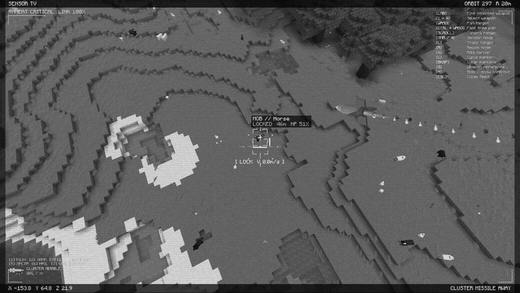 Cluster missile strike