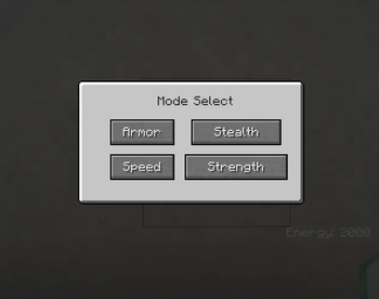 Mode Selection Menu