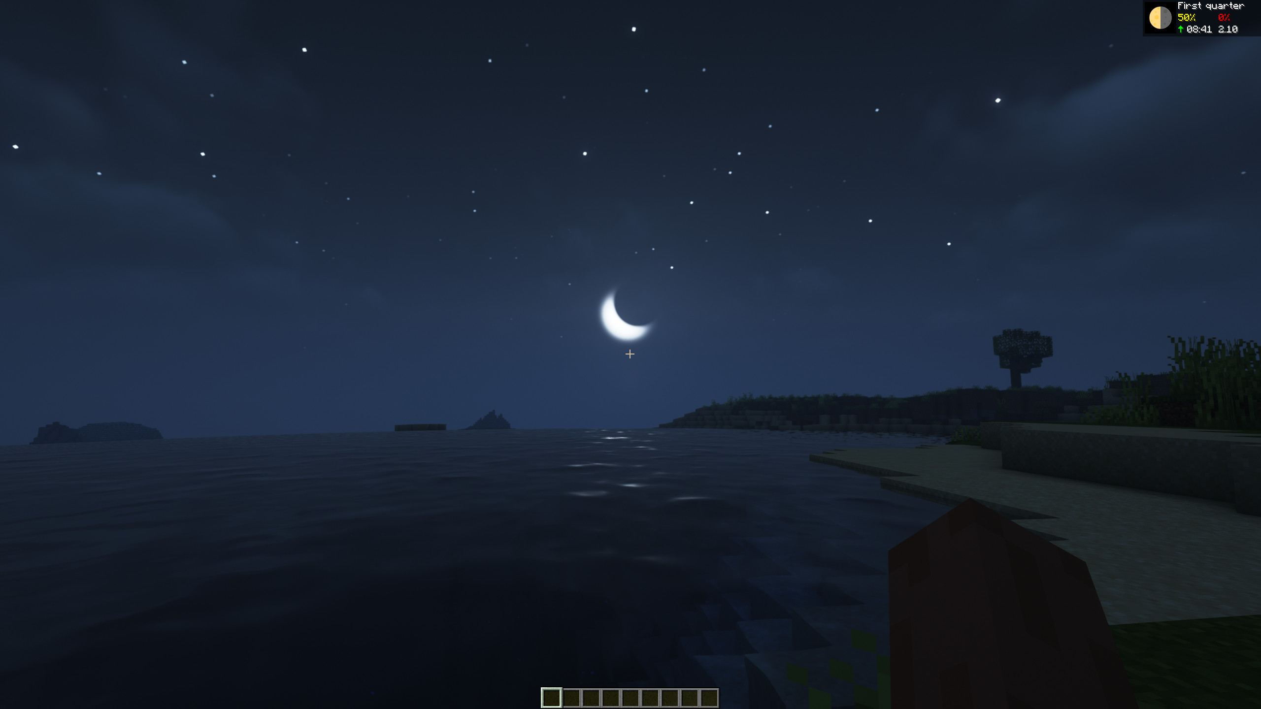 Moon Phase Indicator Minecraft Mod