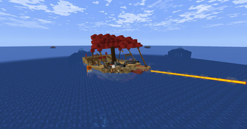 Small Redsail Boat