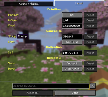 Dynamic Level Config