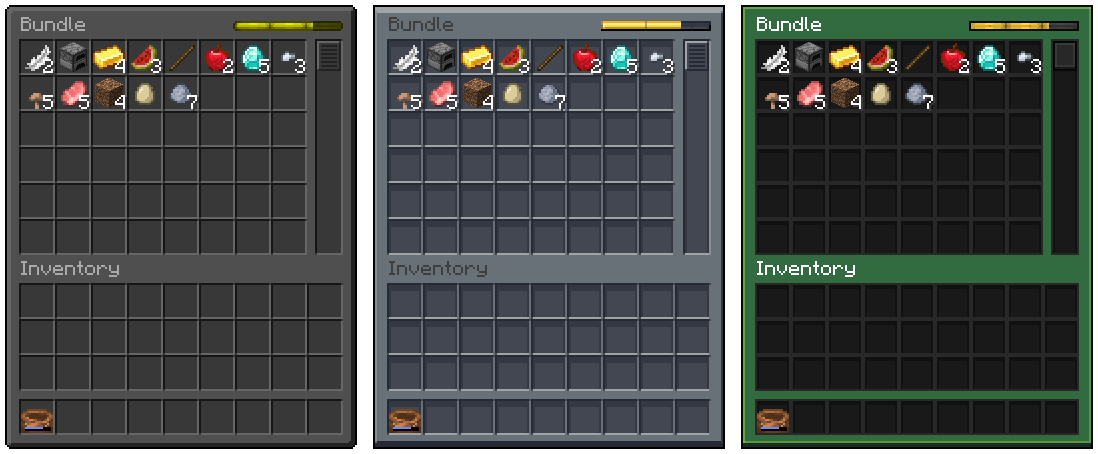 UI adapts to the resource packs
